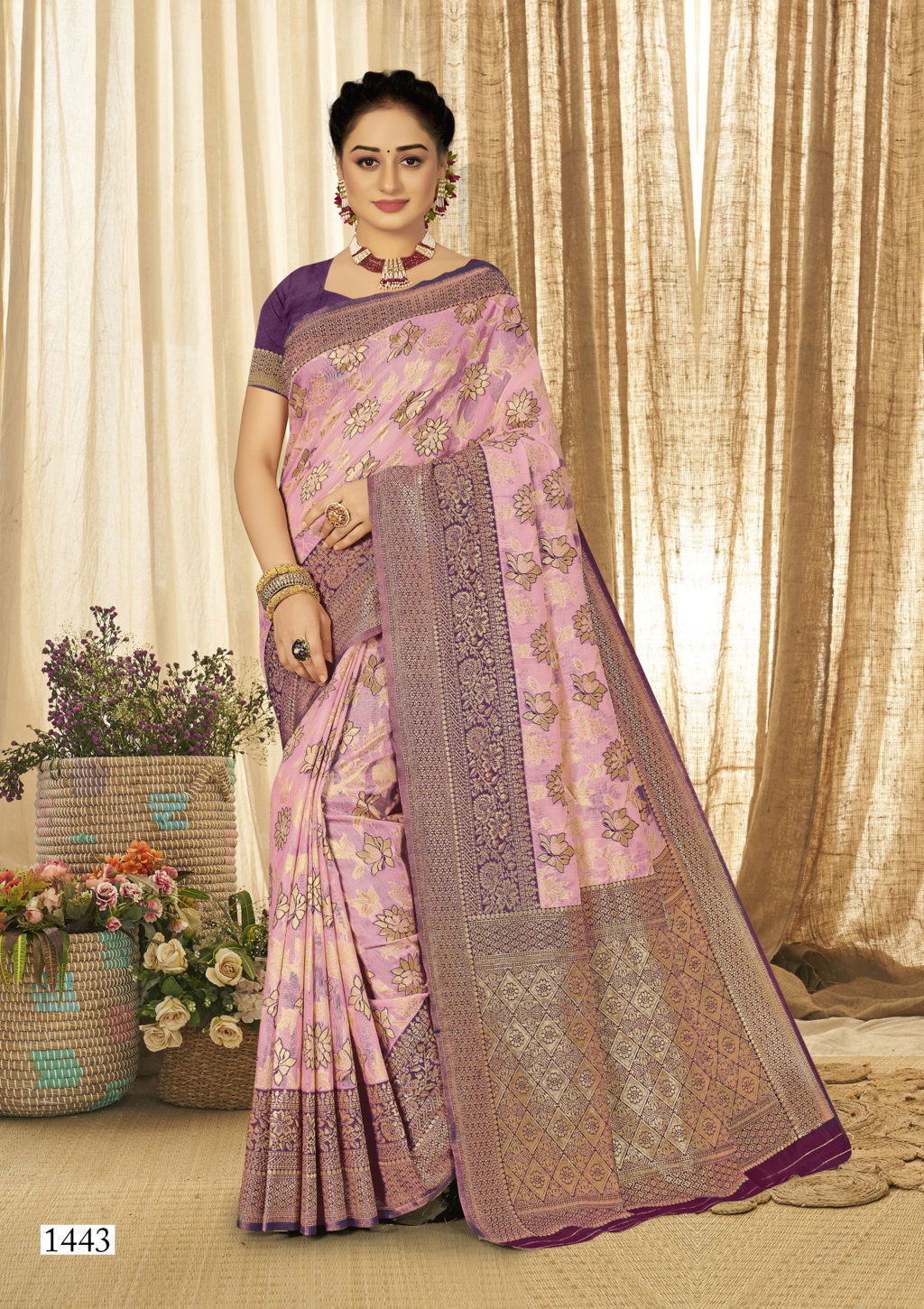 Sangam Anupriya Latest New Exclusive Wear Organza Rich Pallu Saree Collection